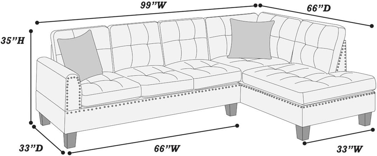 Modern Sectional Sofa 🛋️ Stylish & Comfortable