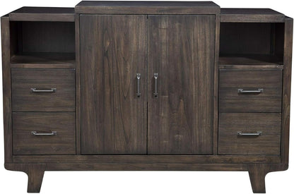 Farmhouse Sideboard Cabinet 🏡 Rustic Storage Organizer