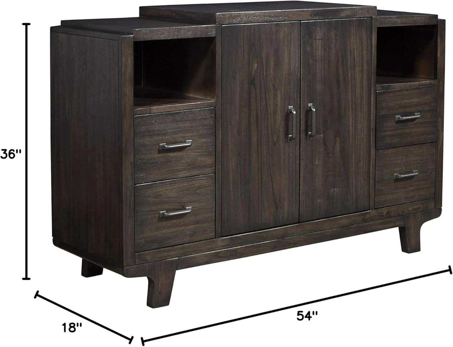 Farmhouse Sideboard Cabinet 🏡 Rustic Storage Organizer