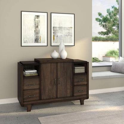 Farmhouse Sideboard Cabinet 🏡 Rustic Storage Organizer