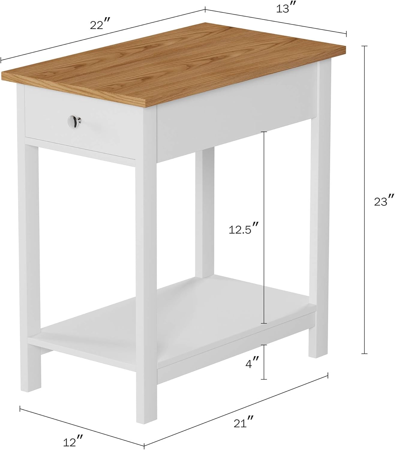 Classic Side Table 🪑✨ – Elegant Storage Solution
