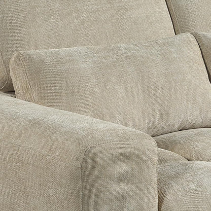 Cozy Chenille Sectional Sofa 🛋️ Adjustable Backrest & Spacious Comfort ✨
