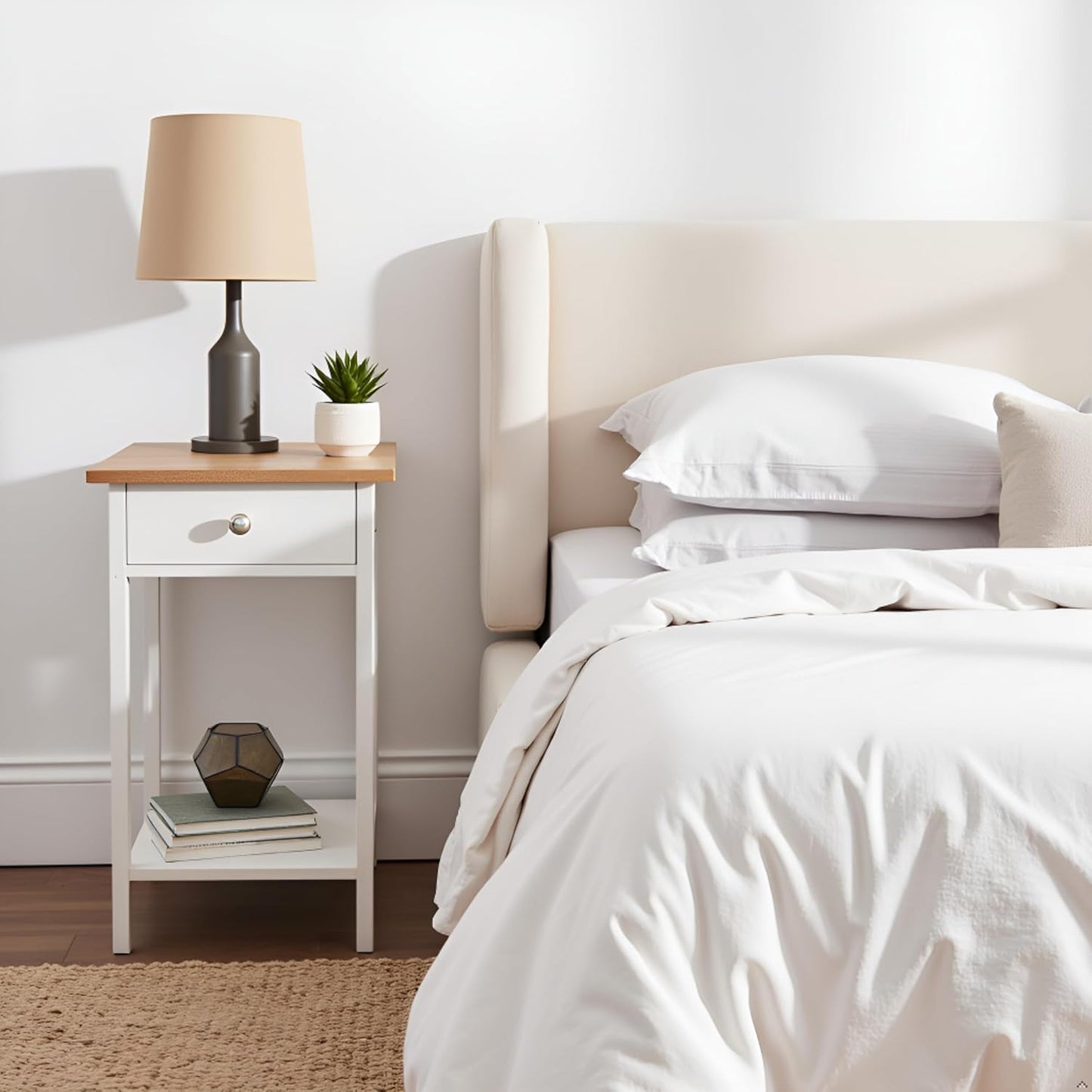 Classic Side Table 🪑✨ – Elegant Storage Solution