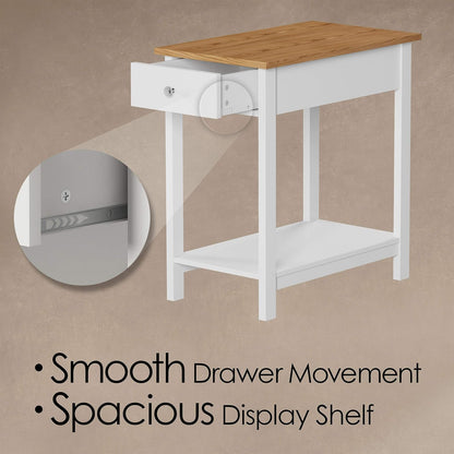 Classic Side Table 🪑✨ – Elegant Storage Solution