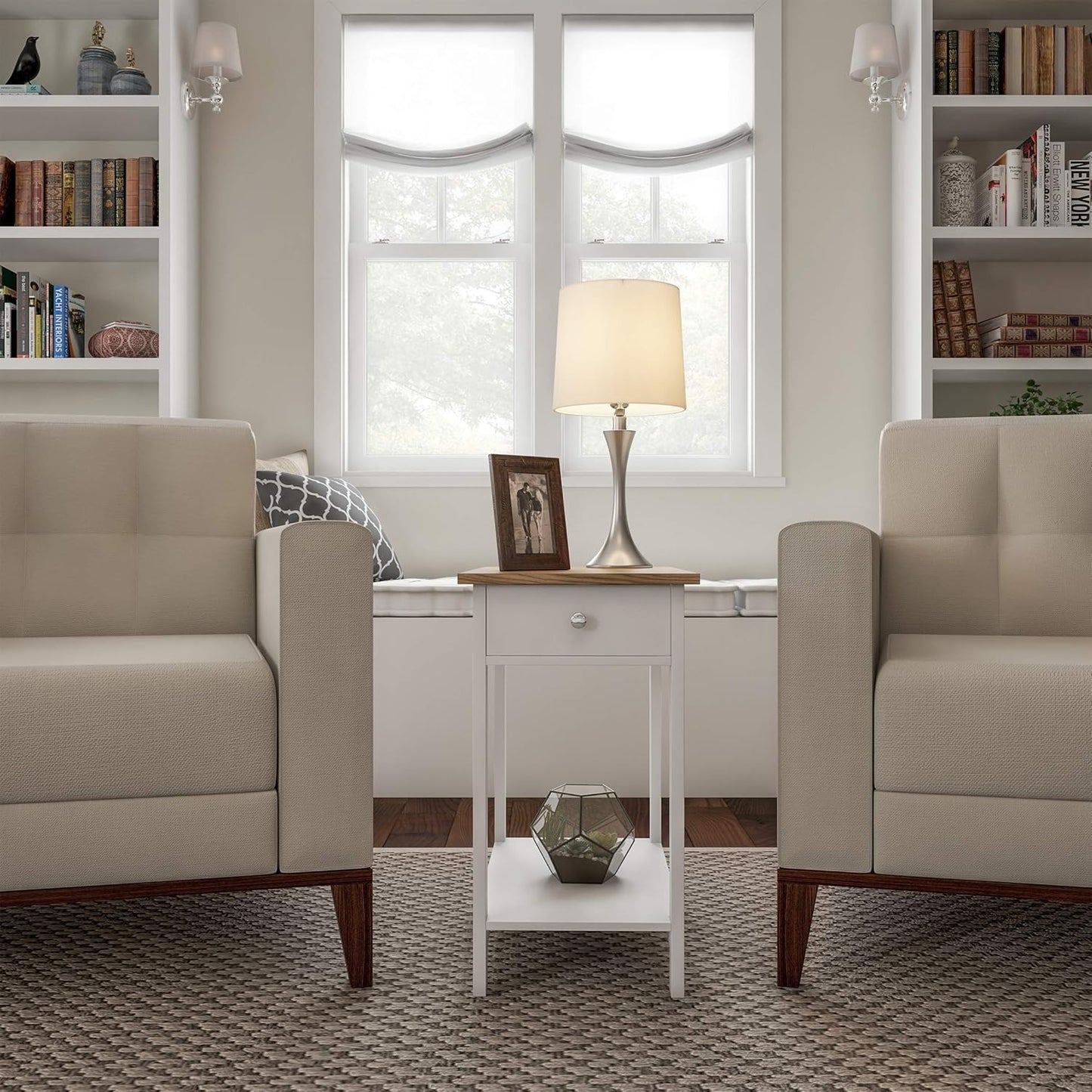Classic Side Table 🪑✨ – Elegant Storage Solution